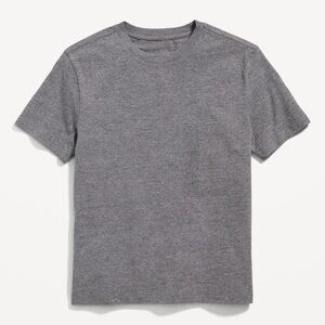 Boys OLD NAVY Softest Short-Sleeve Solid T-Shirt Tee size 14-16 Heather Gray EUC